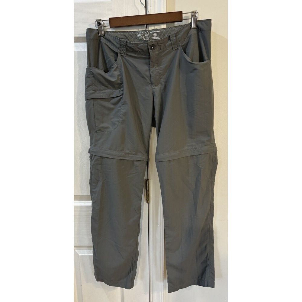 Mountain Hardwear Gray‎ Convertible Hiking Pants Women's Sz 6